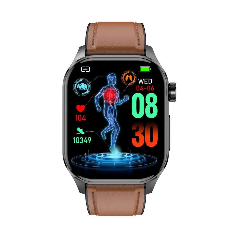 Smartwatch For Health &amp; Fitness With EKG, Blood Pressure, Heart Rate, iOS &amp; Android Compatible