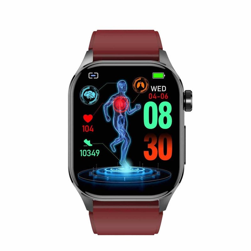Smartwatch For Health &amp; Fitness With EKG, Blood Pressure, Heart Rate, iOS &amp; Android Compatible