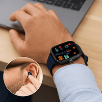 Smartwatch For Health &amp; Fitness With EKG, Blood Pressure, Heart Rate, iOS &amp; Android Compatible