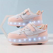 Sneakers With Wheels And LED Soles