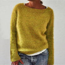 Soft Knitted Pullover With Relaxed Fit