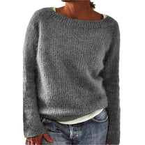 Soft Knitted Pullover With Relaxed Fit