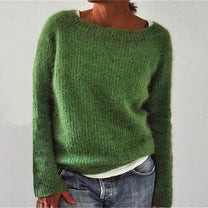 Soft Knitted Pullover With Relaxed Fit