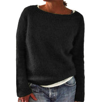 Soft Knitted Pullover With Relaxed Fit