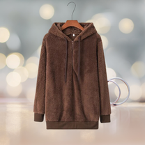 Soft Women&#39;s Hoodie Jacket For Autumn With Hood And Relaxed Fit
