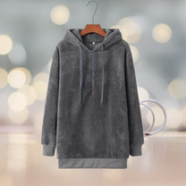 Soft Women&#39;s Hoodie Jacket For Autumn With Hood And Relaxed Fit