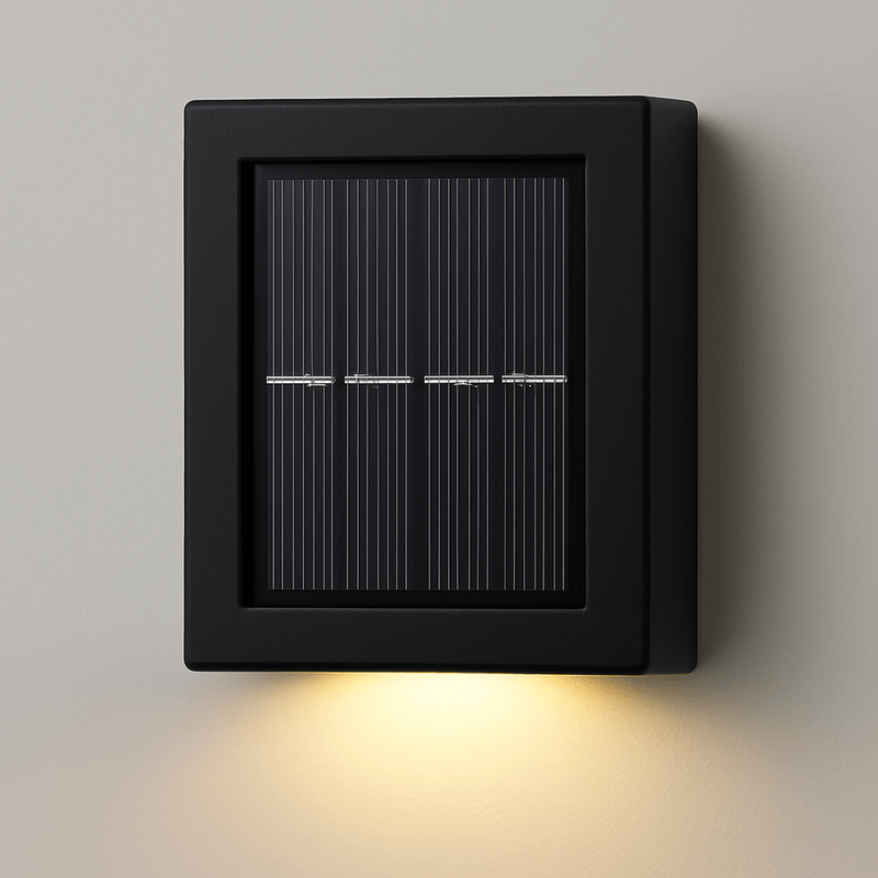 Solar-Powered LED Outdoor Wall Lights, Weatherproof