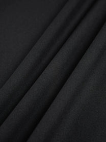 Solid Wide-Leg Trousers