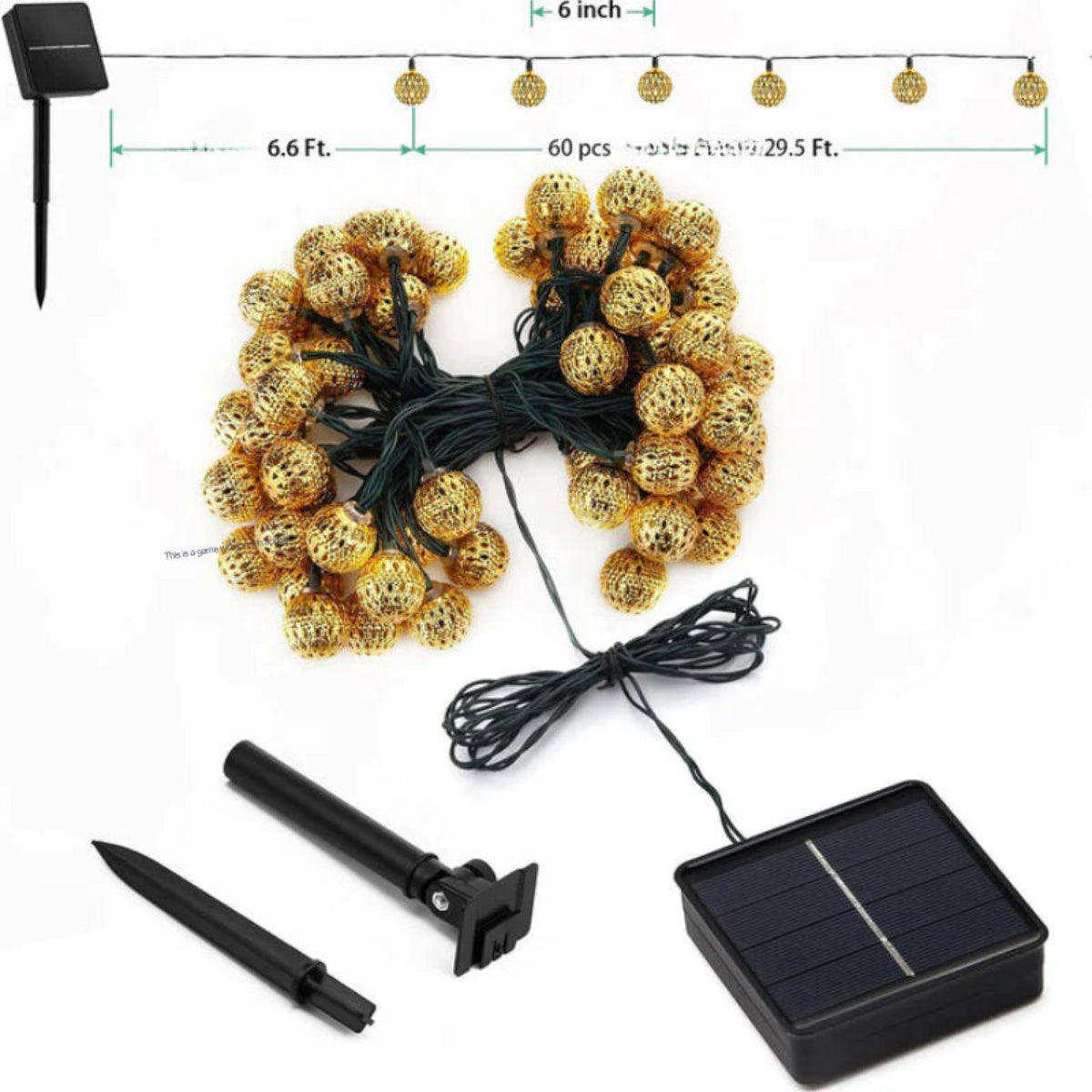 Solira – Moroccan-Style Solar String Lights