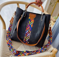 Spacious PU Leather Everyday Tote Bag