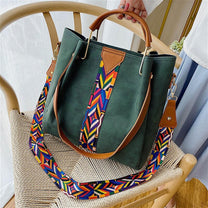 Spacious PU Leather Everyday Tote Bag