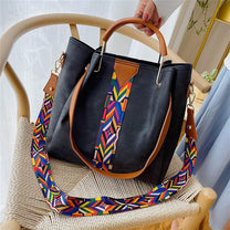 Spacious PU Leather Everyday Tote Bag