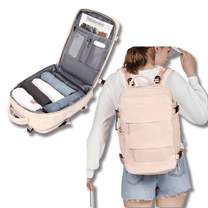Spacious Travel Backpack With USB Charging Port