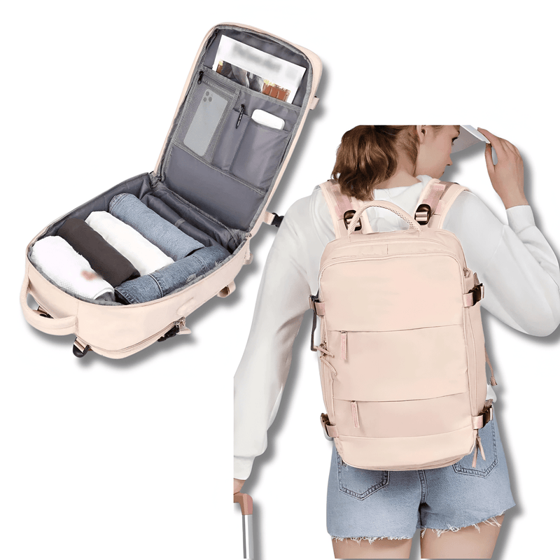 Spacious Travel Backpack With USB Charging Port