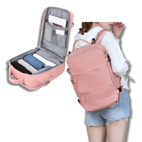 Spacious Travel Backpack With USB Charging Port