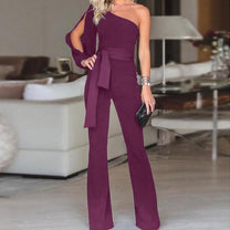Spring Festive Occasion Jumpsuit With Open Sleeves