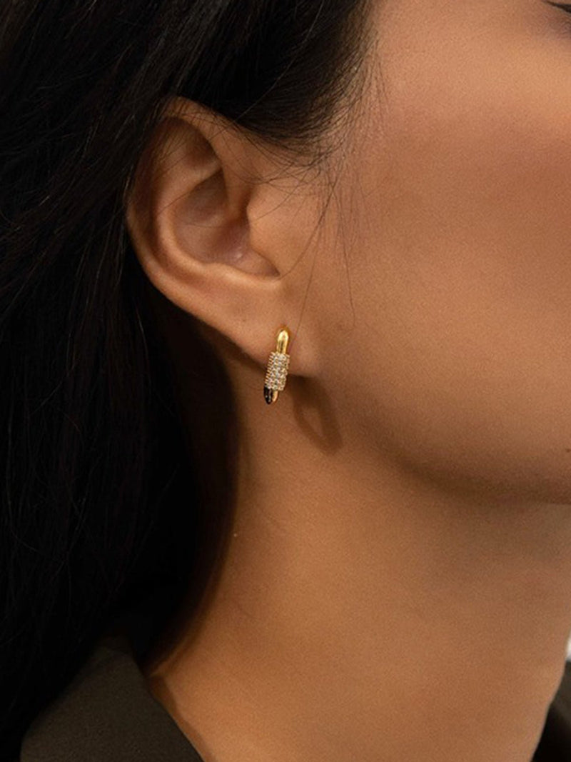 Square Diamond Earrings