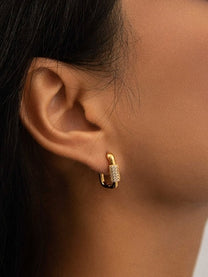 Square Diamond Earrings