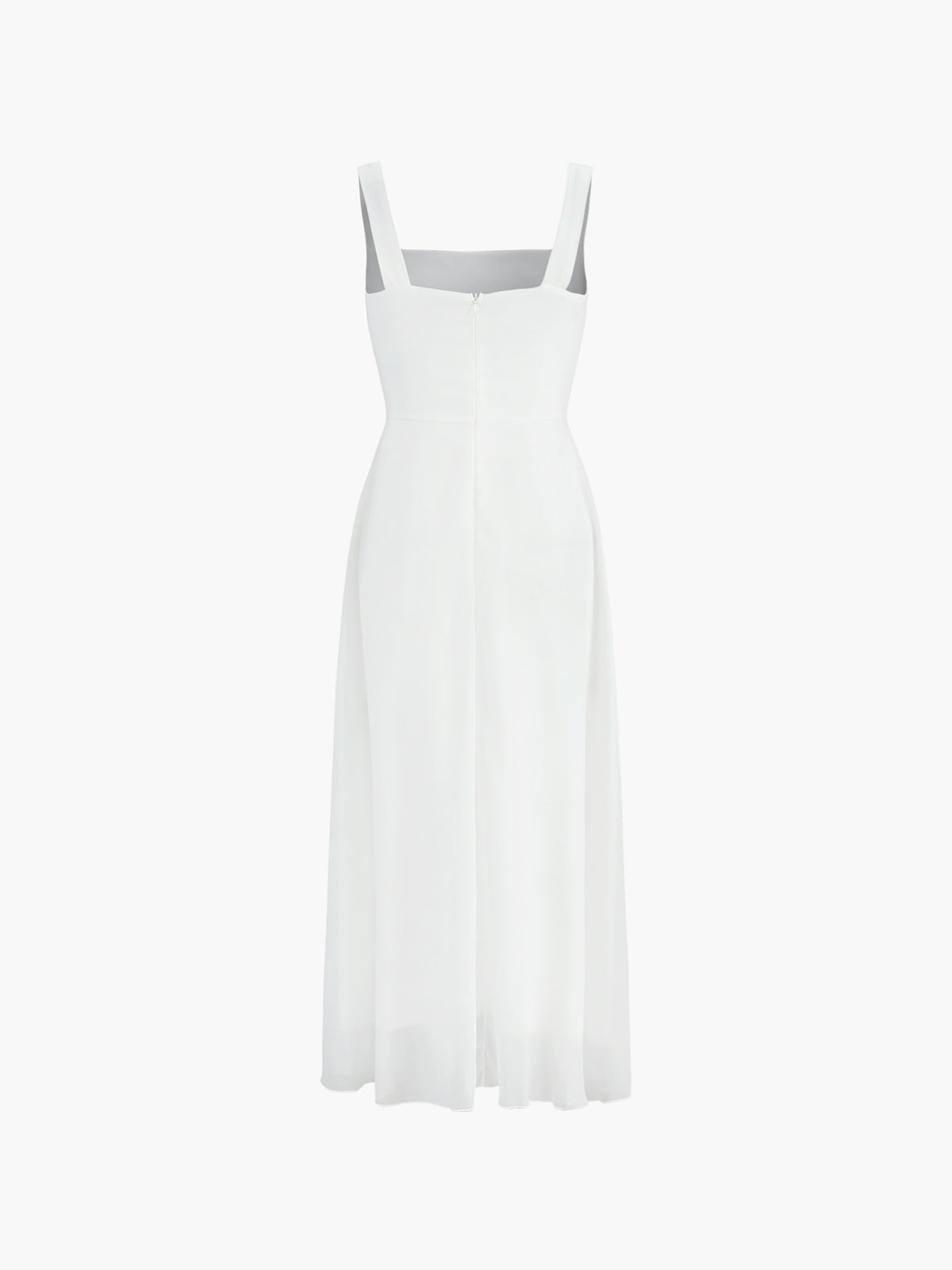 Square Neck Layered Maxi Dress