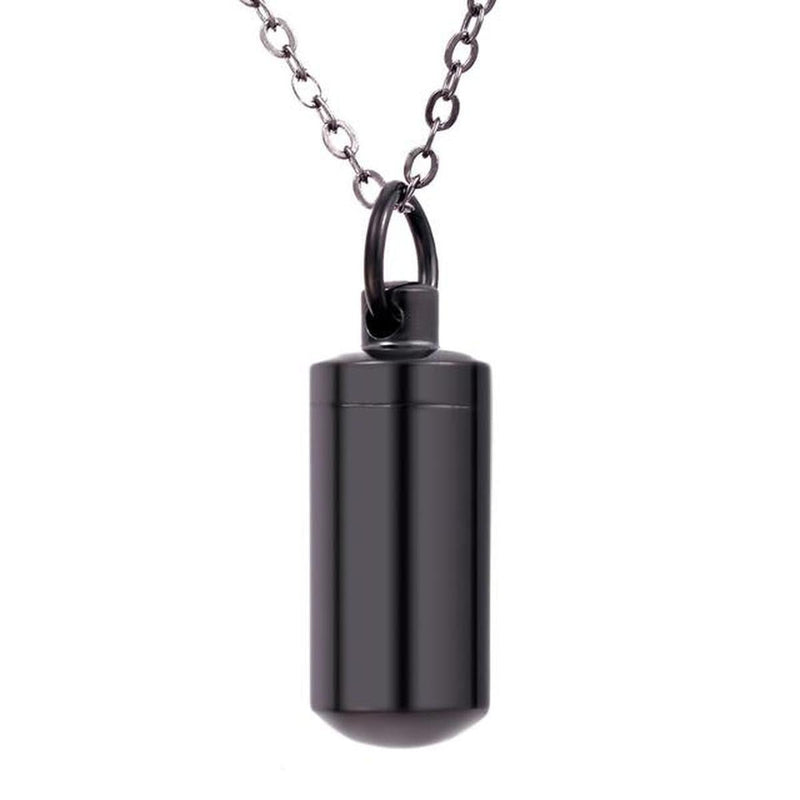 Stainless Steel Urn Necklace For Ashes With Funnel And Scoop