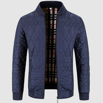 Stand Collar Velvet Lined Casual Jacket