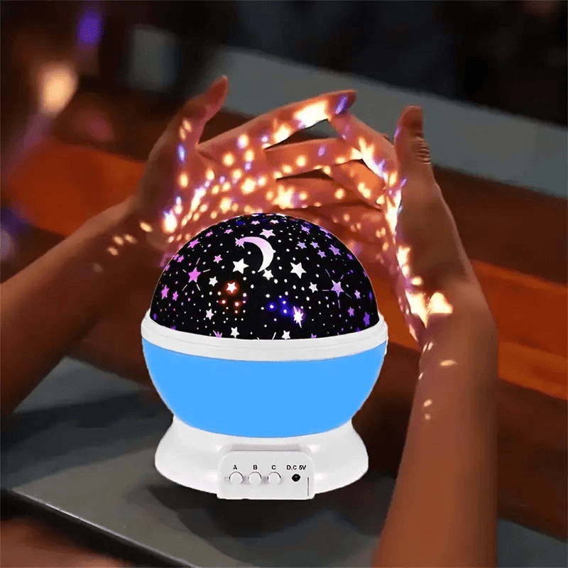 Star Projector Night Lamp With Music And USB Rechargeable