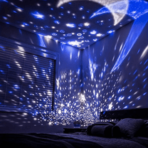 Star Projector Night Lamp With Music And USB Rechargeable