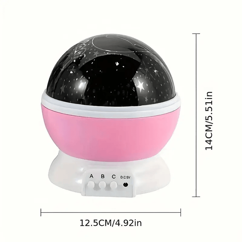 Star Projector Night Lamp With Music And USB Rechargeable