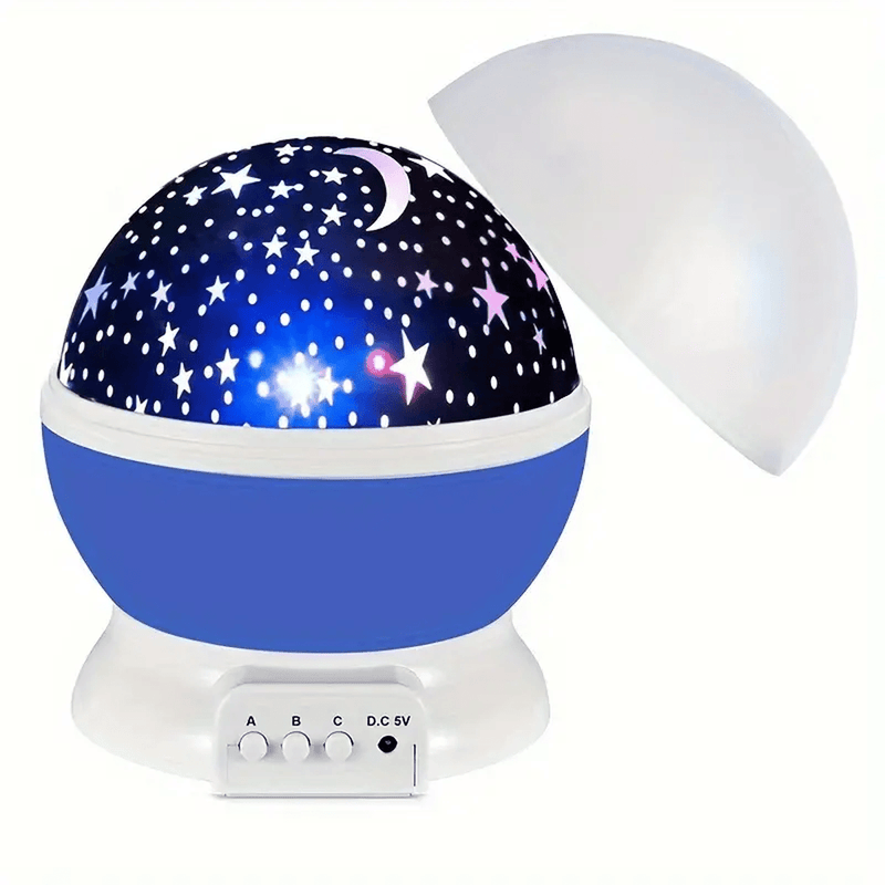 Star Projector Night Lamp With Music And USB Rechargeable