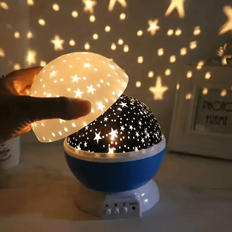 Star Projector Night Lamp With Music And USB Rechargeable