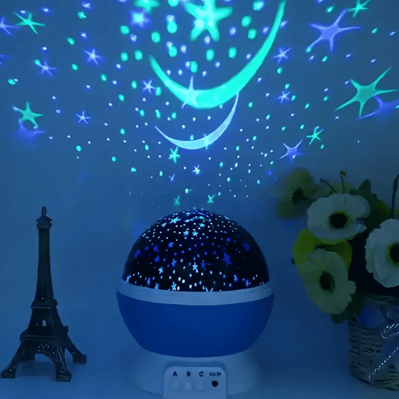Star Projector Night Lamp With Music And USB Rechargeable