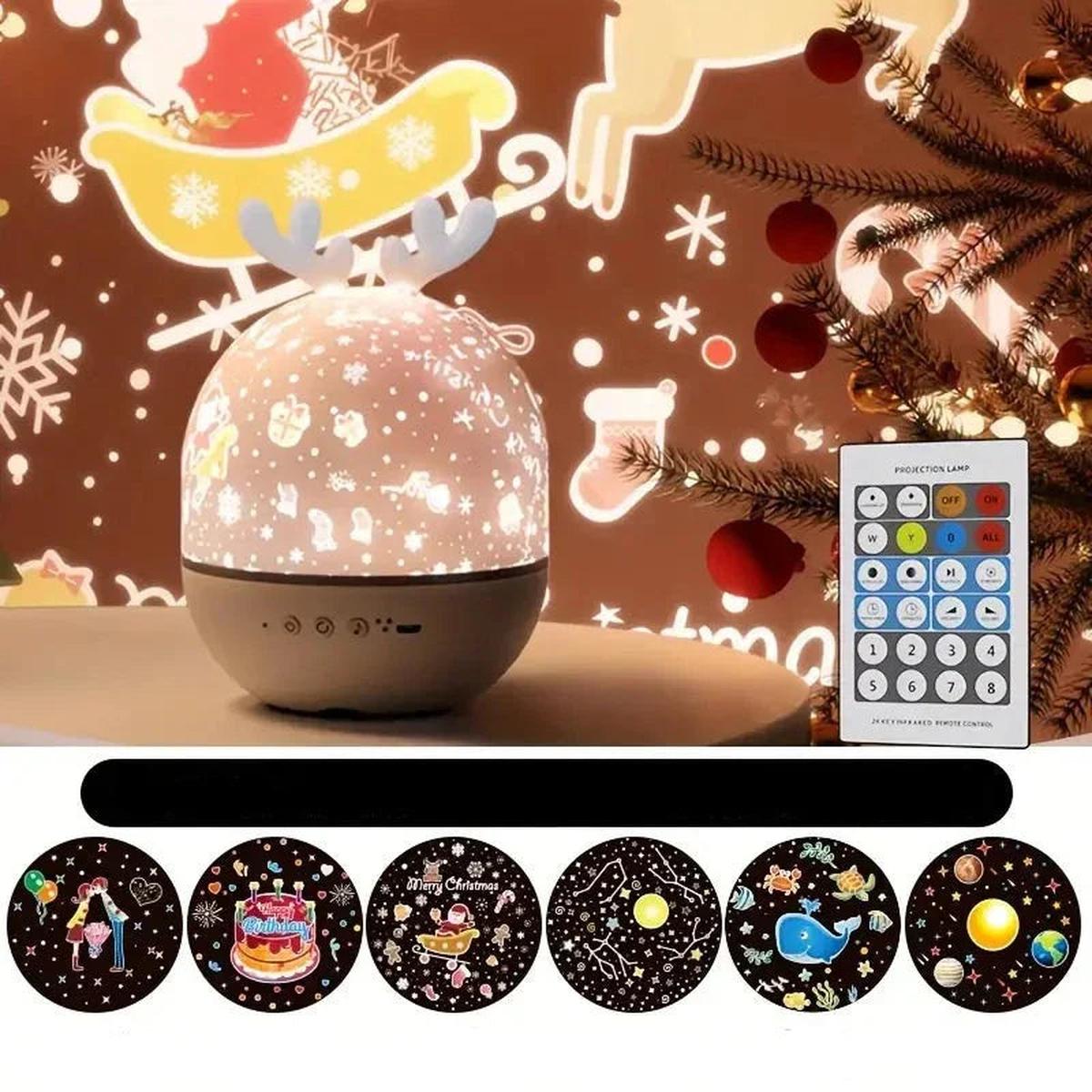Starry Night Projector Lamp With Music And USB Rechargeable