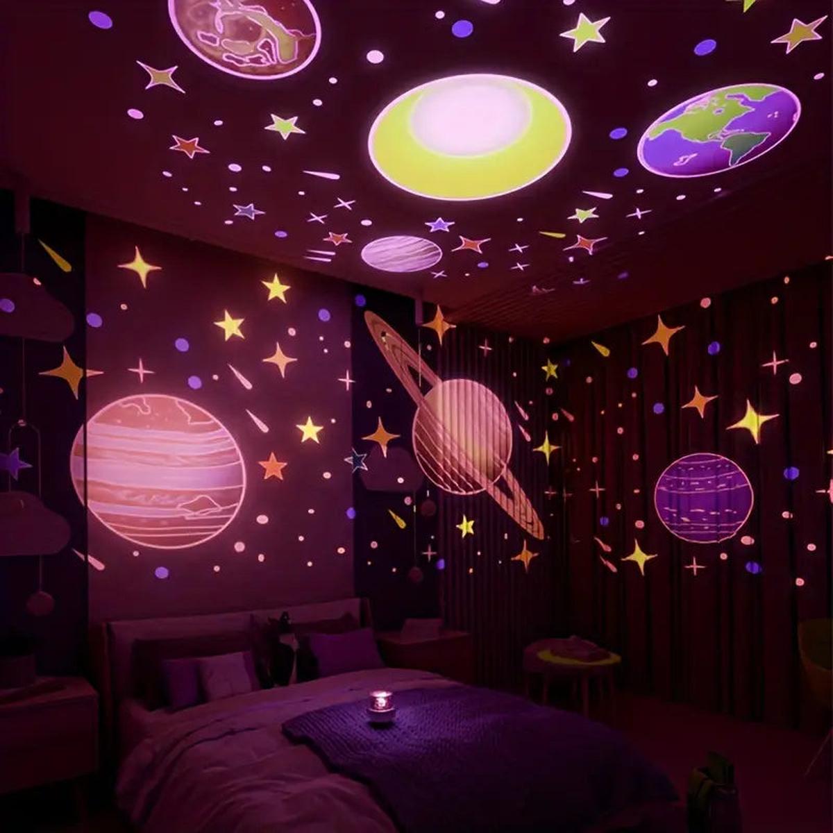 Starry Night Projector Lamp With Music And USB Rechargeable