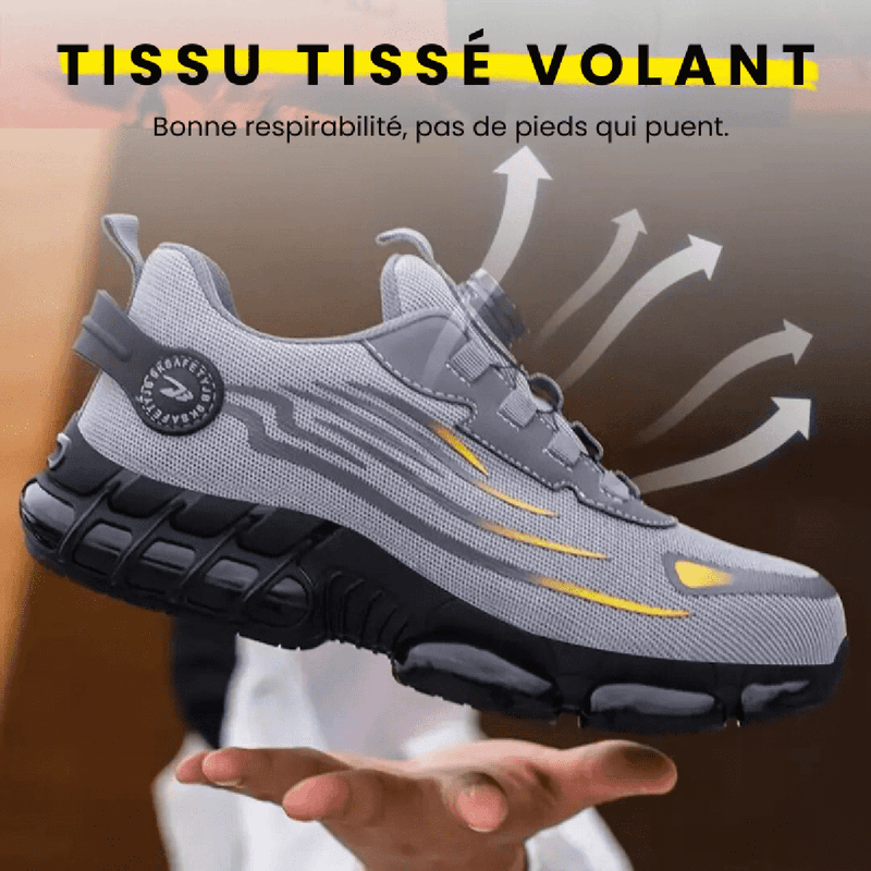 Steel Toe Safety Shoes With Slip-Resistant Sole