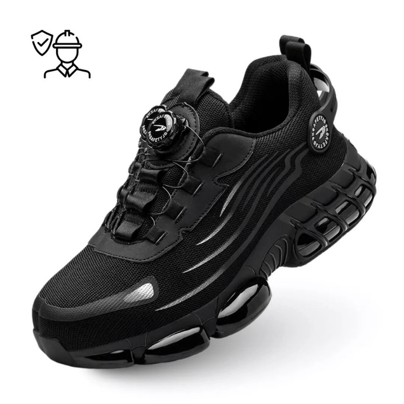 Steel Toe Safety Shoes With Slip-Resistant Sole