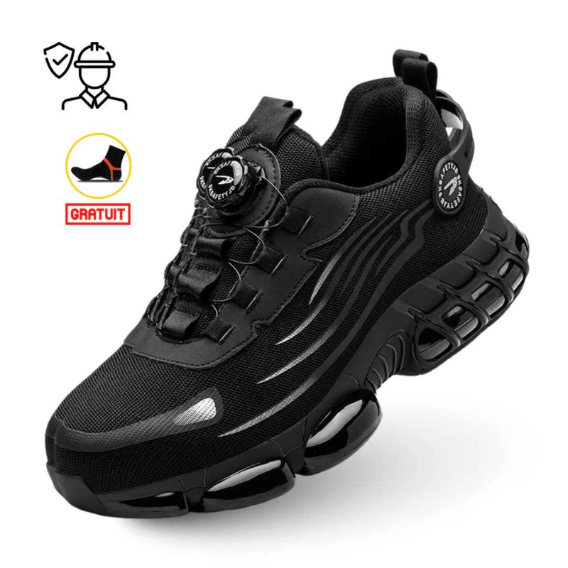 Steel Toe Safety Shoes With Slip-Resistant Sole
