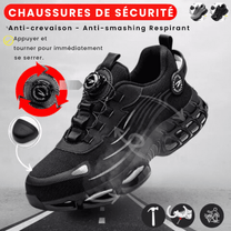 Steel Toe Safety Shoes With Slip-Resistant Sole