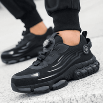 Steel Toe Safety Shoes With Slip-Resistant Sole