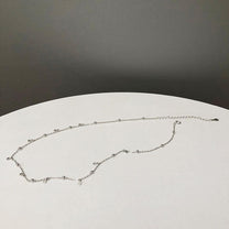Sterling Silver Drop Necklace 16.34 Inch