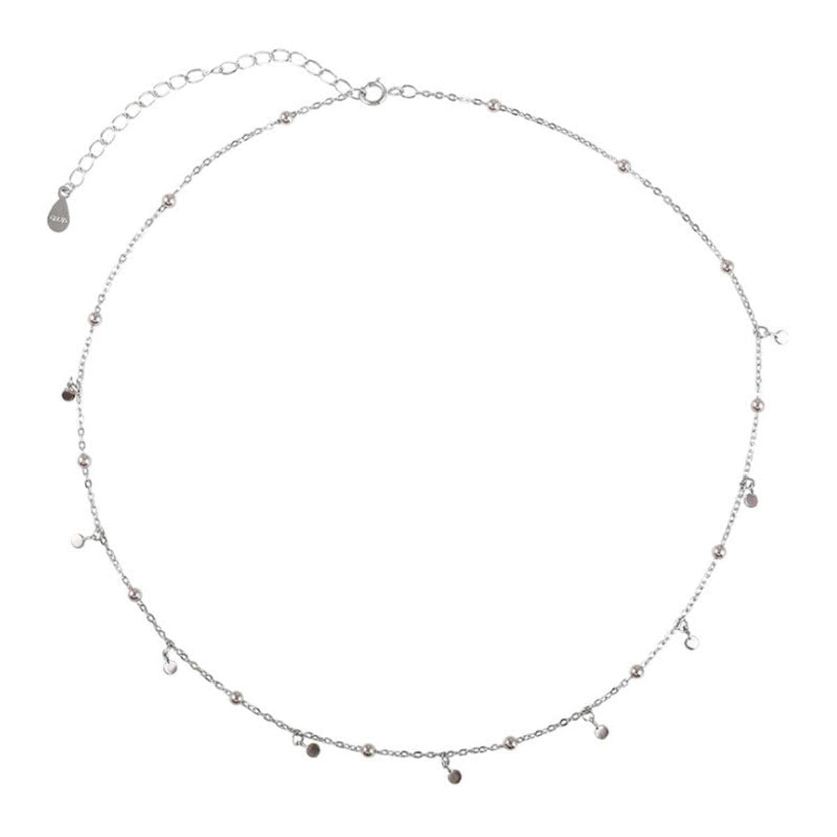 Sterling Silver Drop Necklace 16.34 Inch