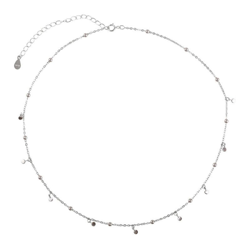 Sterling Silver Drop Necklace 16.34 Inch