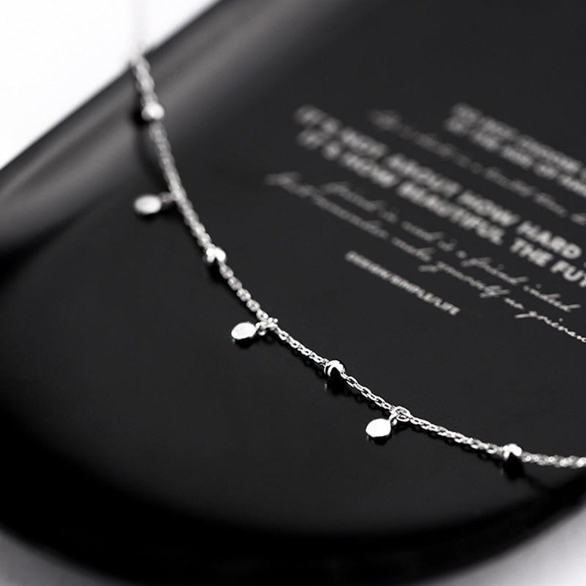 Sterling Silver Drop Necklace 16.34 Inch