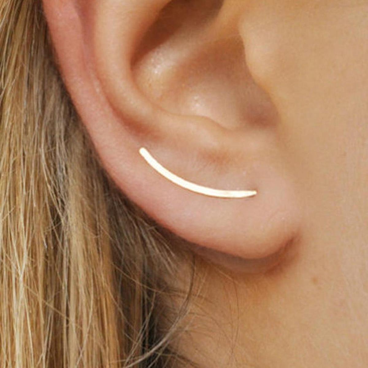 Sterling Silver Ear Cuff Earrings Unisex