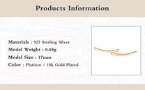 Sterling Silver Ear Cuff Earrings Unisex