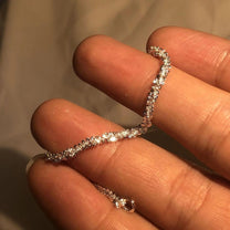 Sterling Silver Water-Inspired Strand Bracelet
