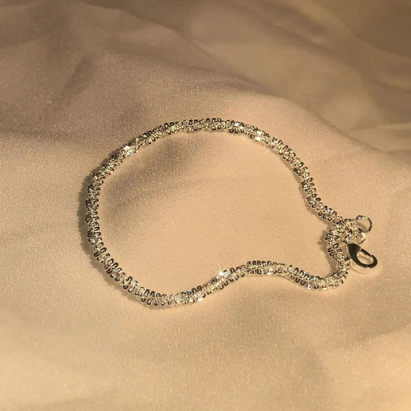 Sterling Silver Water-Inspired Strand Bracelet