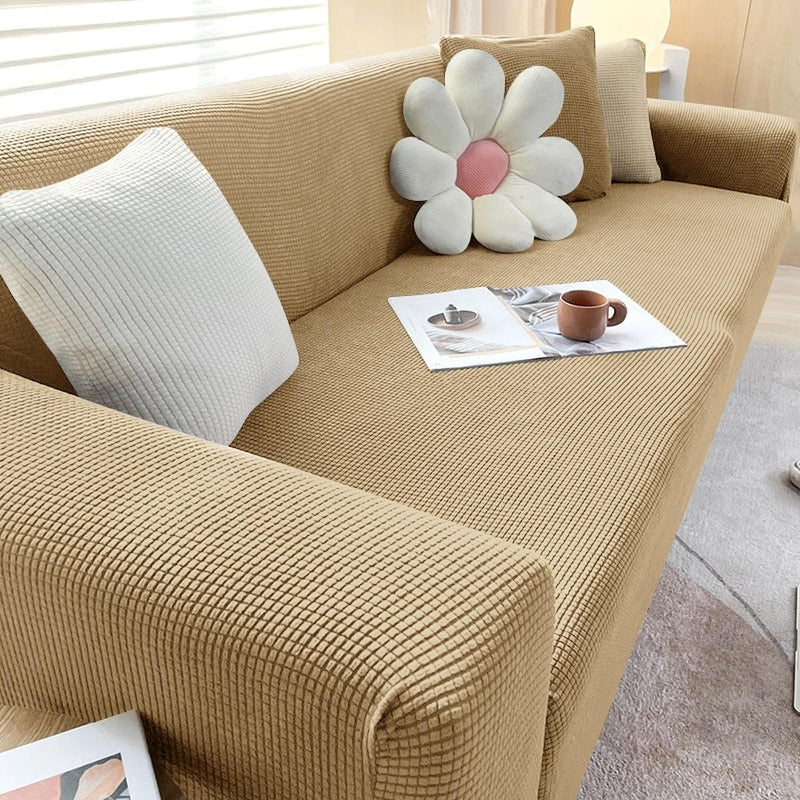 Stretch Sofa Cover With Non-Slip Foam Strips