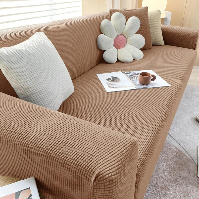 Stretch Sofa Cover With Non-Slip Foam Strips
