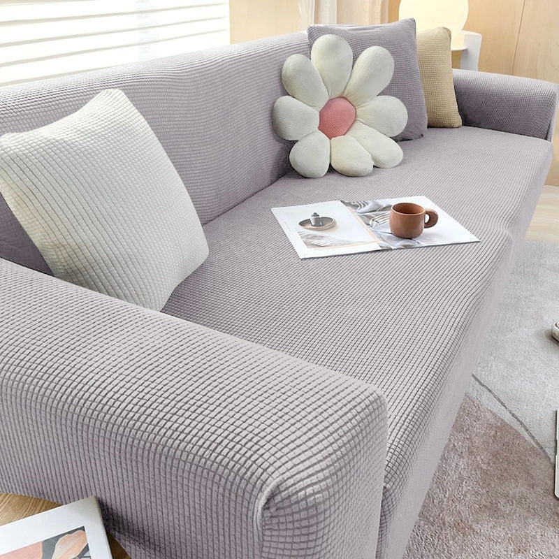 Stretch Sofa Cover With Non-Slip Foam Strips