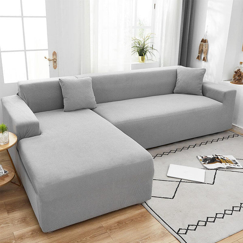 Stretchable Sofa Cover With Non-Slip Foam Strips